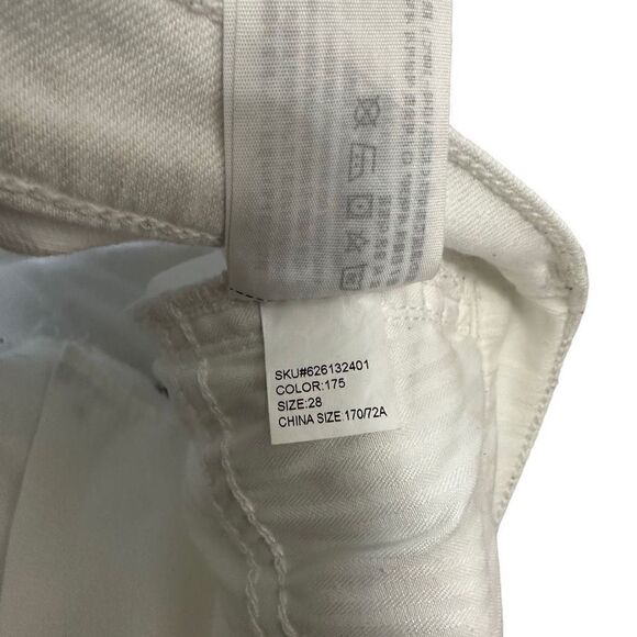 Abercrombie and Fitch white jean shorts size 28 - Picture 4 of 6
